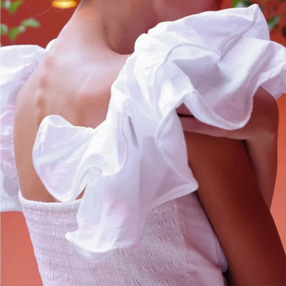 Cleobella Pasha Ankle Dress in White - size S - NWT - Picture 3 of 4